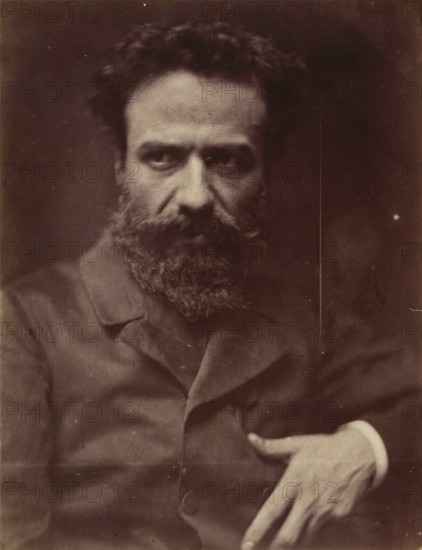 Alphonse Legros, (1837-1911), c1860s. Creator: David Wilkie Wynfield.