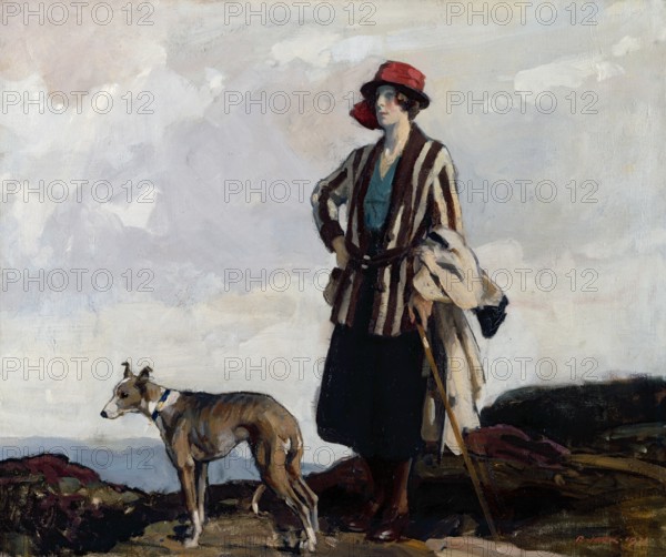 On the Moors, 1921. Creator: Richard Jack.