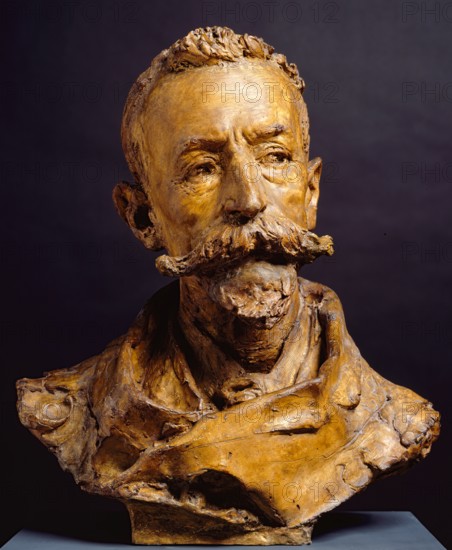 Bust of Lionel Percy Smythe R.A., 1898. Creator: Alfred Gilbert.