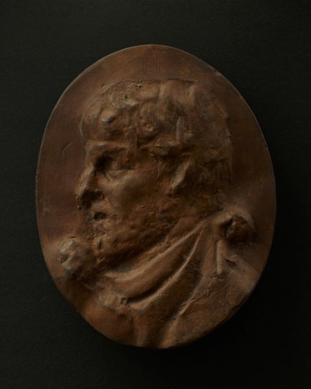 Cast of head of bearded rower. Creator: Unknown.