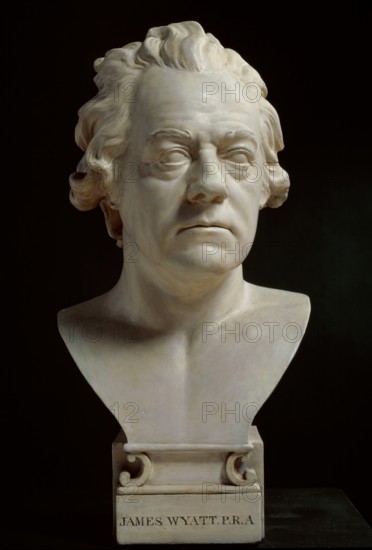 Bust of James Wyatt P.R.A, after 1797. Creator: John Charles Felix Rossi.