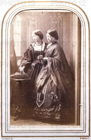 Annie Feray Mutrie and Martha Darley Mutrie, mid 19th century. Creator: Unknown.