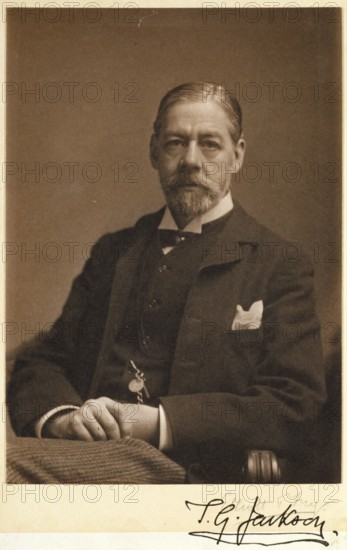 T.G. Jackson RA, c1870s. Creator: Elliott & Fry.