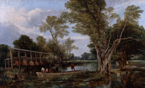 Morning in the Meadows, c1869. Creator: Frederick Richard Lee.