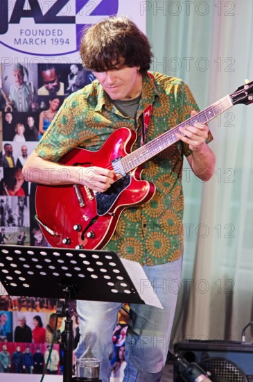Rob Luft, Arild Anderson Trio, Watermill Jazz Club, Dorking, Surrey, June 2026. Creator: Brian O'Connor.