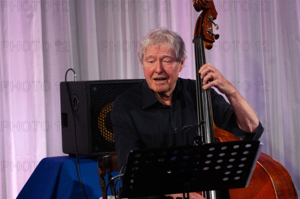 Arild Anderson, Arild Anderson Trio, Watermill Jazz Club, Dorking, Surrey, June 2026. Creator: Brian O'Connor.
