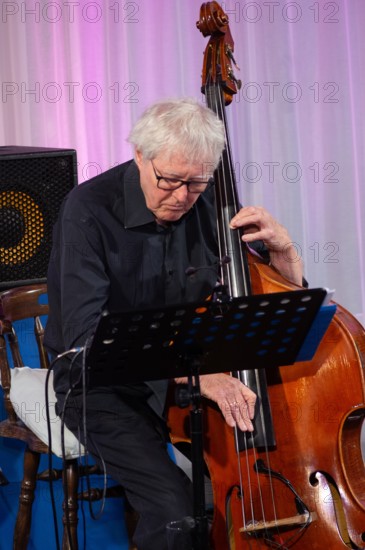 Arild Anderson, Arild Anderson Trio, Watermill Jazz Club, Dorking, Surrey, June 2026. Creator: Brian O'Connor.