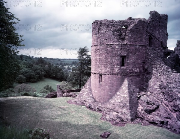 Goodrich Castle, Herefordshire, c1955.  Creator: Arthur Charles Kirby Ware.