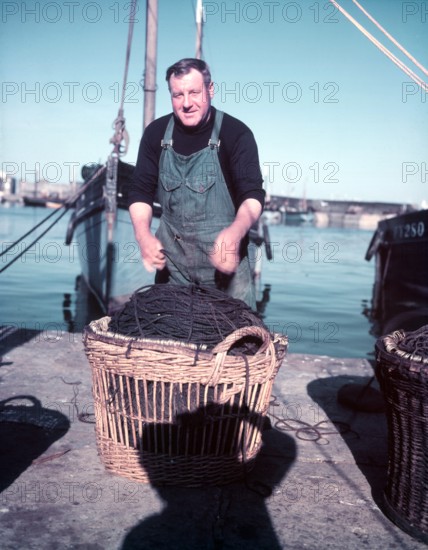 Fisherman, Cornwall, c1955. Creator: Arthur Charles Kirby Ware.