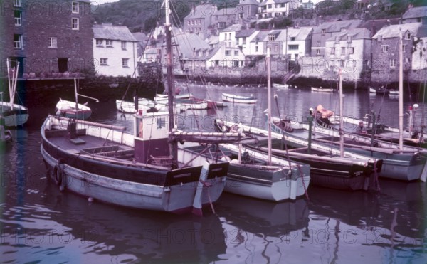 Polperro Harbour, Cornwall, c1955. Creator: Arthur Charles Kirby Ware.