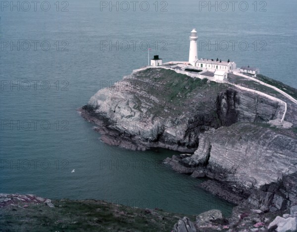 South Stack Lighthouse, Holyhead, Anglesey/Wales, c1955. Creator: Arthur Charles Kirby Ware.