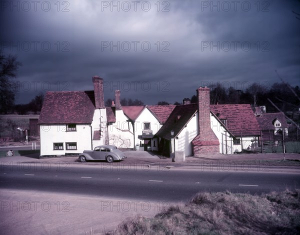 Roebuck Inn, Broadwater, Hertfordshire, c1955.  Creator: Arthur Charles Kirby Ware.