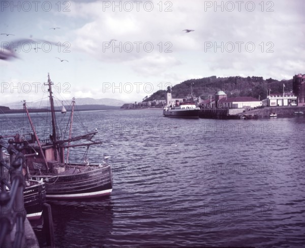The harbour, Oban, Scotland, c1955. Creator: Arthur Charles Kirby Ware.