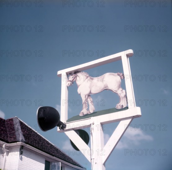 The White Horse, Hertingfordbury, Hertfordshire, c1955.  Creator: Arthur Charles Kirby Ware.