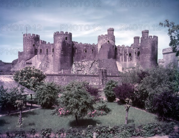 Conway Castle, Wales, c1955. Creator: Arthur Charles Kirby Ware.