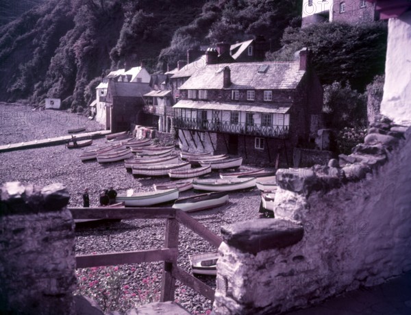 Clovelly Harbour, Devon, c1955. Creator: Arthur Charles Kirby Ware.