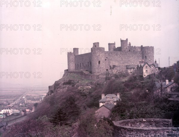 Harlech Castle, Wales, c1955.  Creator: Arthur Charles Kirby Ware.
