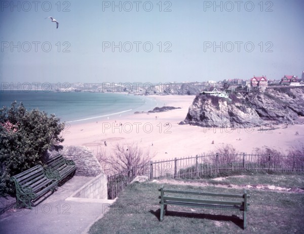 Towan Sands, Newquay, Cornwall, c1955. Creator: Arthur Charles Kirby Ware.