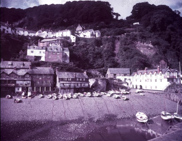 Clovelly Harbour, Devon, c1955. Creator: Arthur Charles Kirby Ware.