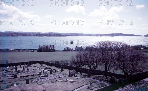Burial ground of Scottish kings, Isle of Iona, Scotland, c1955.  Creator: Arthur Charles Kirby Ware.