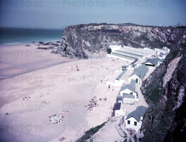 Tolcarne Sands, Newquay, Cornwall, c1955. Creator: Arthur Charles Kirby Ware.