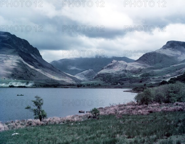 Nantle Lake, Rhyd-ddu, Caernarvon, Wales, c1955.  Creator: Arthur Charles Kirby Ware.