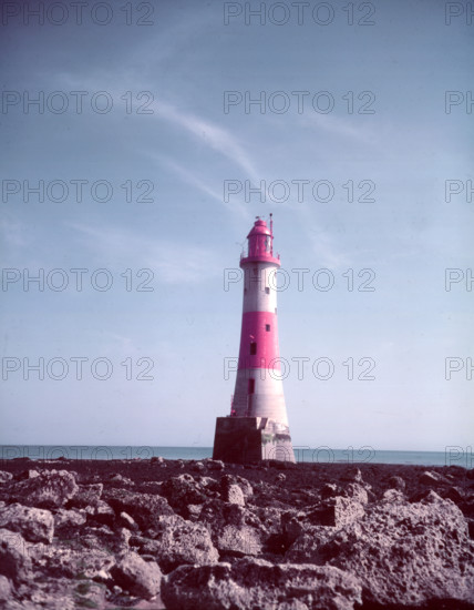 Beachy Head Lighthouse, Sussex, c1955. Creator: Arthur Charles Kirby Ware.