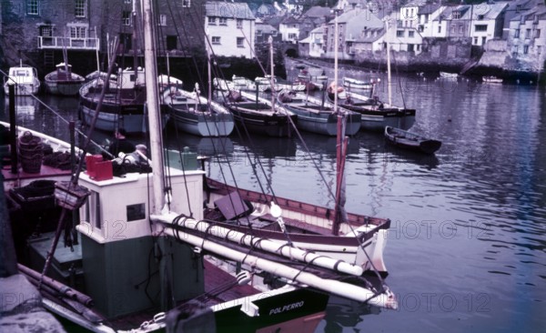 Polperro Harbour, Cornwall, c1955. Creator: Arthur Charles Kirby Ware.