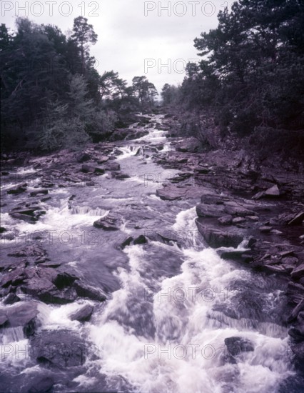 Dochart Falls at Killin, Scotland, c1955. Creator: Arthur Charles Kirby Ware.
