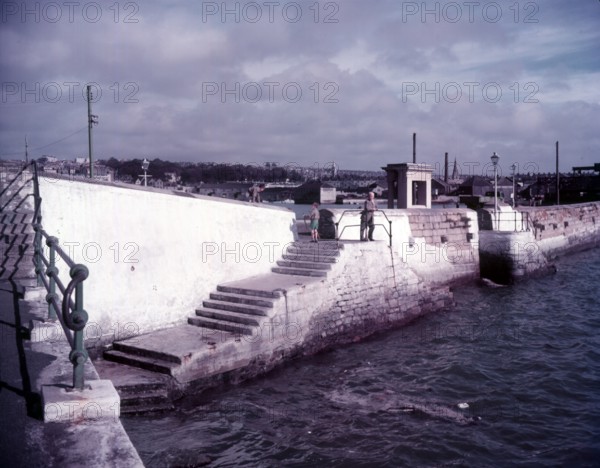 The Mayflower Steps, Plymouth, Devon, c1955.  Creator: Arthur Charles Kirby Ware.