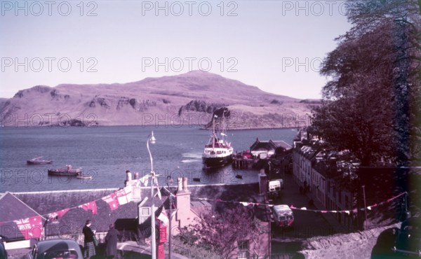 The Cuillins from Portree, Isle of Skye, Scotland, c1955.  Creator: Arthur Charles Kirby Ware.