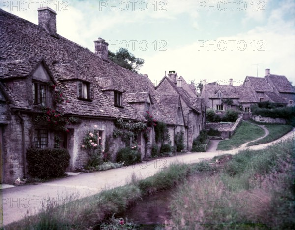 Arlington Row, Bibury, Gloucestershire, c1955. Creator: Arthur Charles Kirby Ware.