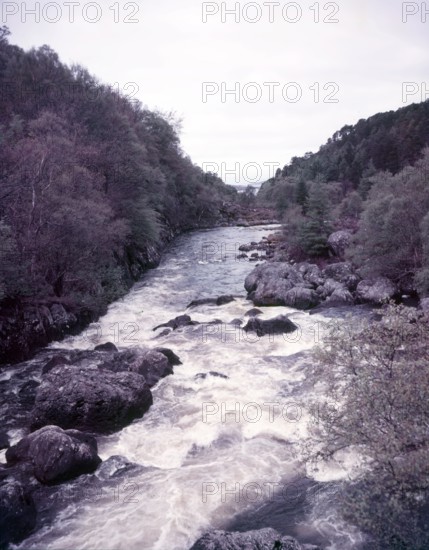 Falls on the River Gruinard, near Gruinard Bay, Scotland, c1955. Creator: Arthur Charles Kirby Ware.