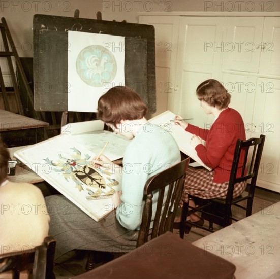 Royal School of Needlework, c1955. Creator: Arthur Charles Kirby Ware.
