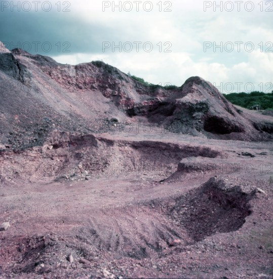 Roman iron ore workings, Forest of Dean, c1955.  Creator: Arthur Charles Kirby Ware.