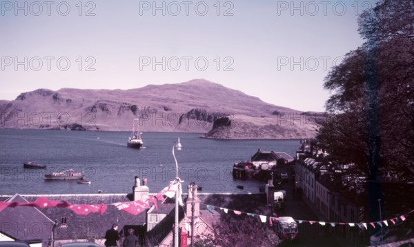 The Cuillins from Portree, Isle of Skye, Scotland, c1955.  Creator: Arthur Charles Kirby Ware.