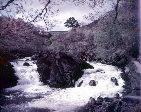 Falls of Leny, Trossachs, Scotland, c1955. Creator: Arthur Charles Kirby Ware.