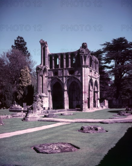 Earl Haig's burial place, Dryburgh Abbey, Scotland, c1955. Creator: Arthur Charles Kirby Ware.