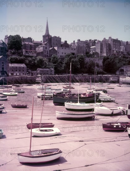 Tenby Harbour, Pembrokeshire, c1955. Creator: Arthur Charles Kirby Ware.