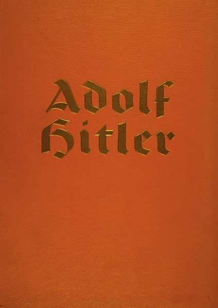 Cover of the book about Adolf Hitler, Cigaretten-Bilderdienst Hamburg-Bahrenfeld Editions (1936)