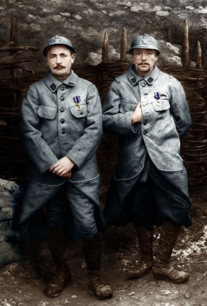 Les sapeurs Mauduit et Cadoret, 1915