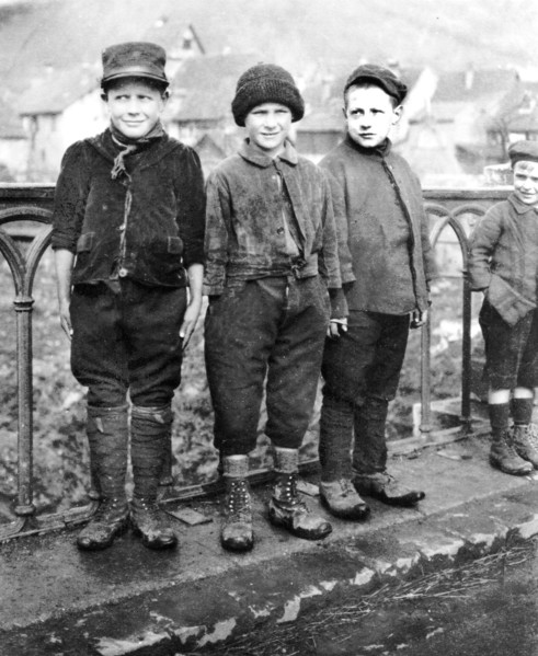 Enfant dans les Vosges durant la guerre 1914.1918