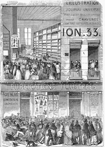 Le siège de L'Illustration rue Saint Georges - Rédaction - Bureau et organisation du journal