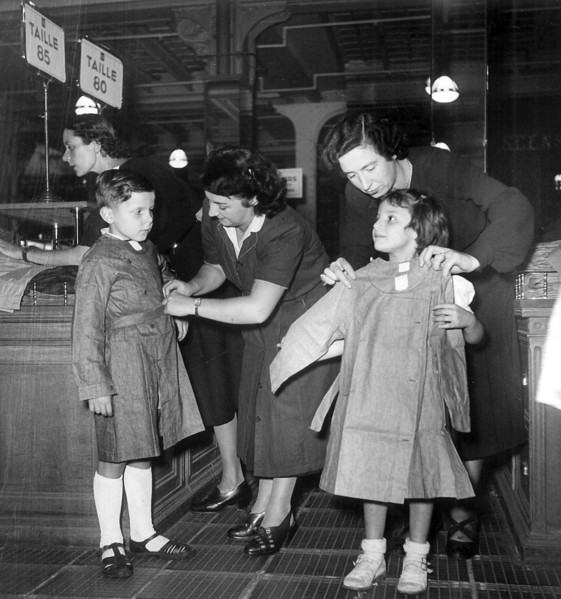 Rentrée des classes en 1950