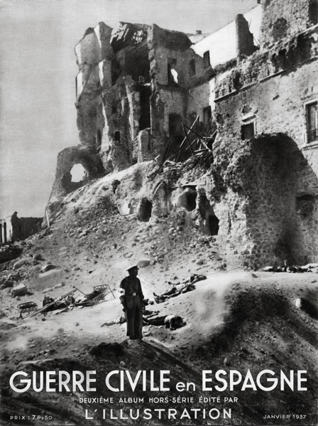 Couverture de L'Illustration consacrée à la Guerre d'Espagne