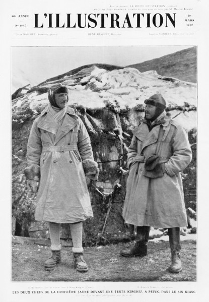 Georges-Marie Haardt, chef de la mission automobile Citroën en Centre-Asie et Louis