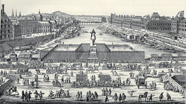 La Seine et le pont Neuf à Paris.