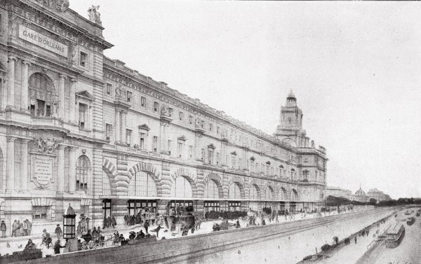 Plans et schemas des gares parisiennes. Paris novembre 1897, trois architectes sont appeles par la