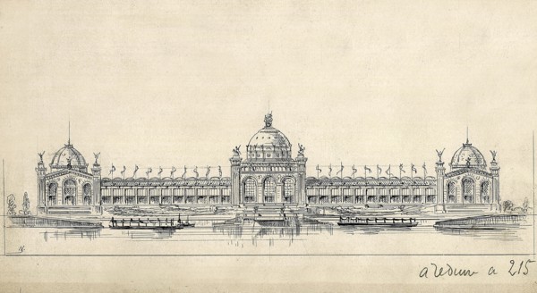 Projet de tour pour l'Exposition Universelle de 1889 propose par M Formige, Plan paru dans