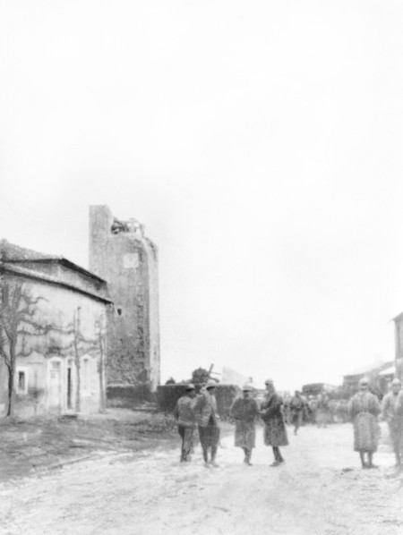 Bombardement du clocher de Vaux-devant-Damloup